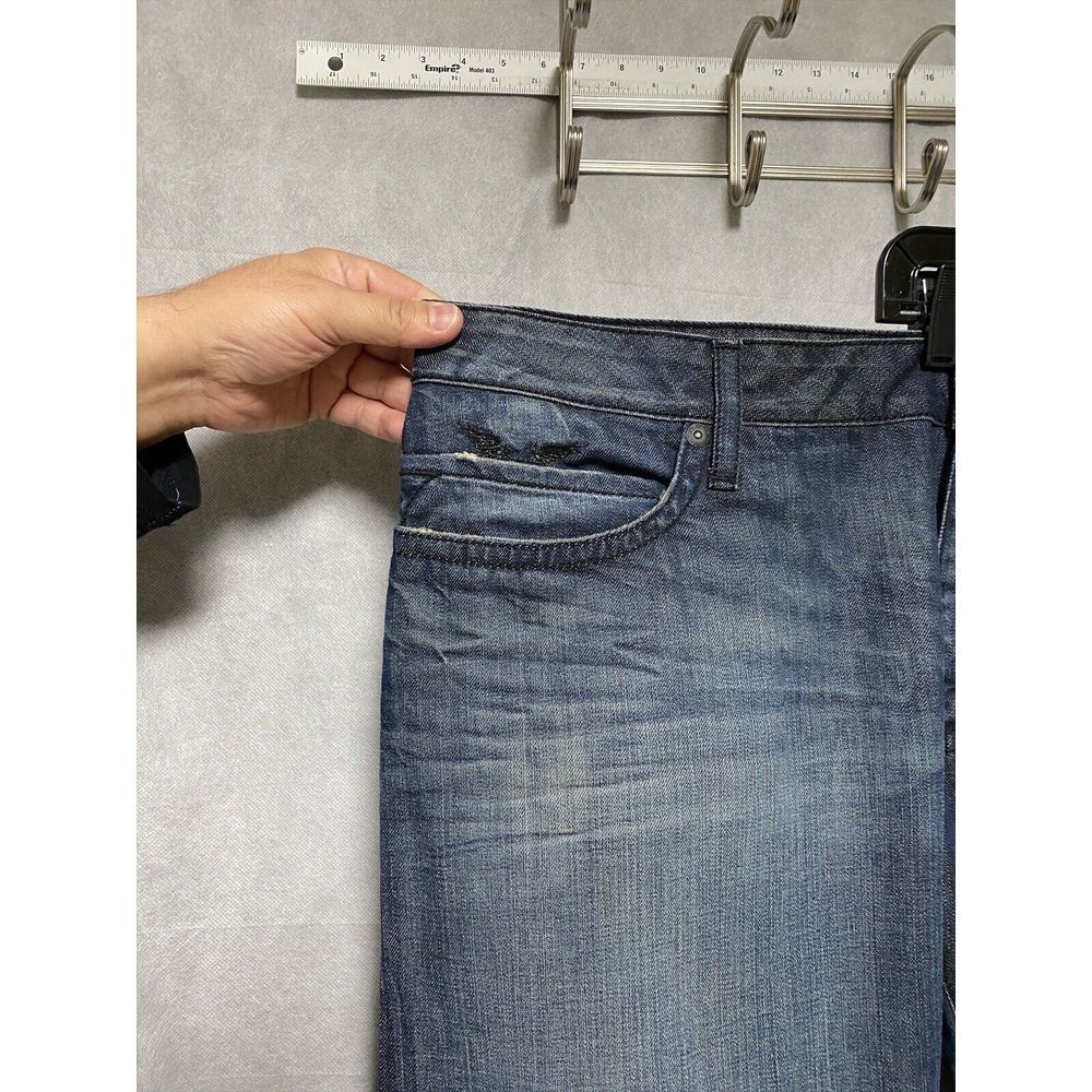 NWT Robin's Jeans Men 44 R‎ Pocket Long Flap Swarovski Rhinestone Studs Straight - Picture 6 of 16